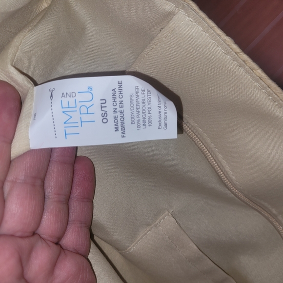 Time And Tru Large Tote Bag - Picture 4 of 4